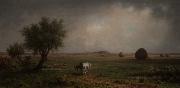 Martin Johnson Heade Mare and Colt in a Marsh oil